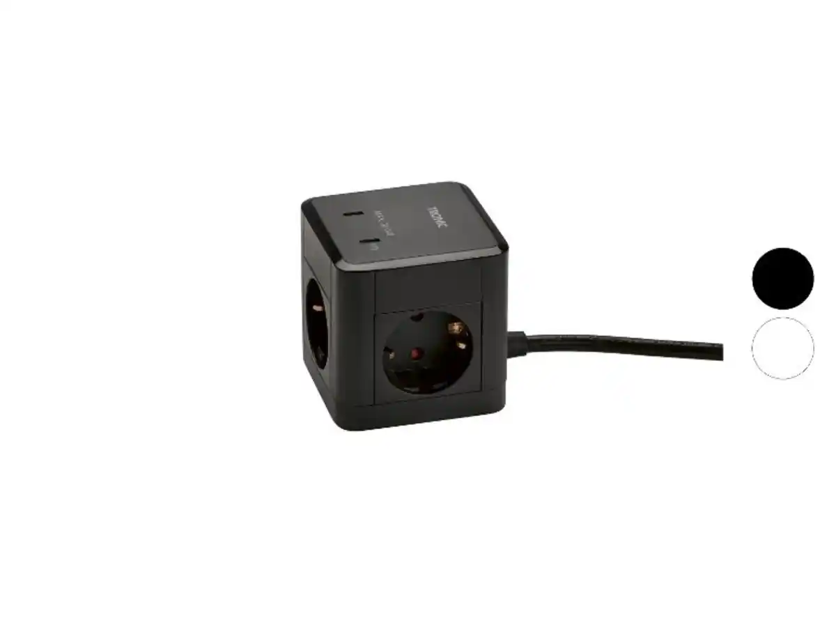 Bild 1 von TRONIC® Steckdosenwürfel mit USB-Anschlüssen, ultraschnelles Laden
