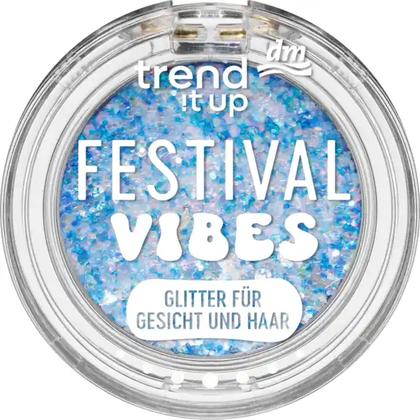 Bild 1 von trend !t up Glitter Topper Festival Vibes 020 Blau
