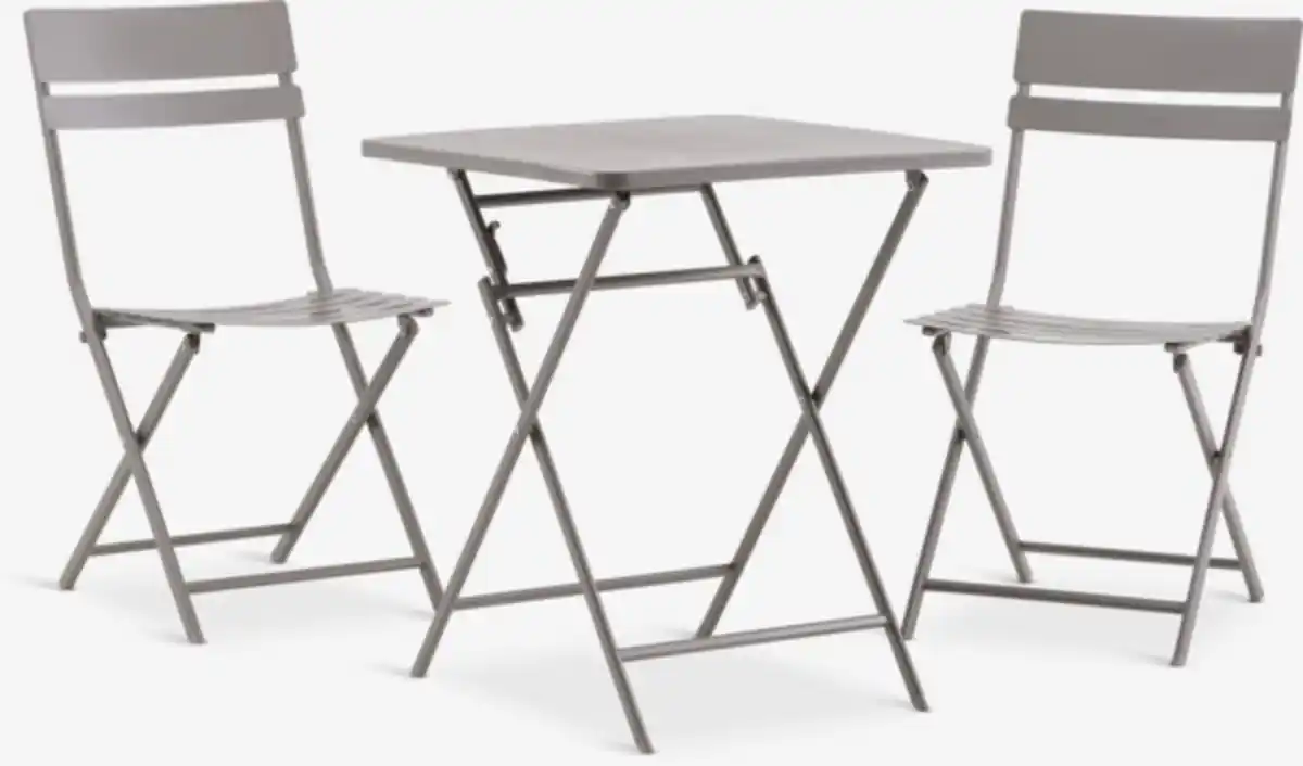 Bild 1 von Bistro-set ABORG B60xL60 sand dunkel
