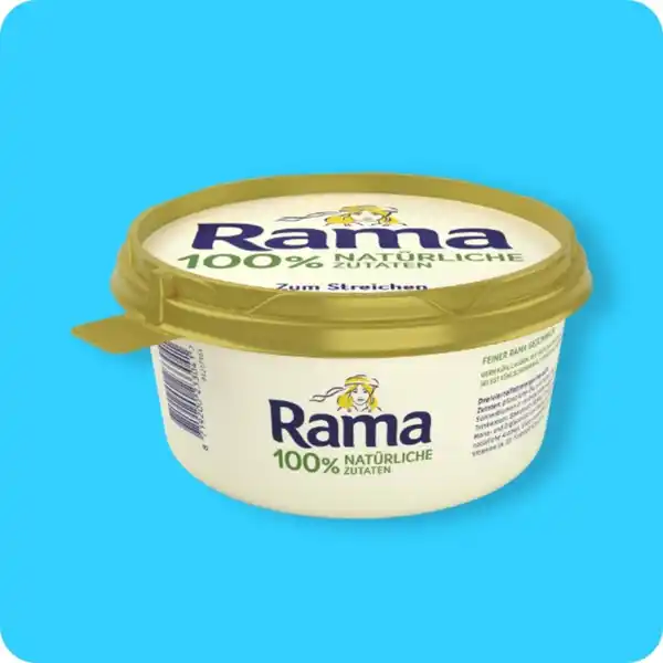 Bild 1 von RAMA Pflanzenfettmargarine