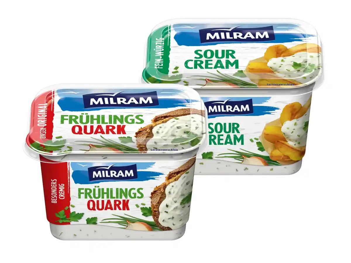 Bild 1 von Milram Frühlingsquark/Sour Cream/Zaziki,  379 g