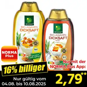 Bio Sonne Bio-Agavendicksaft 500 ml