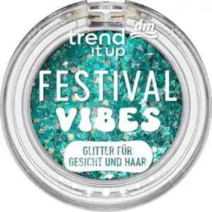 trend !t up Glitter Topper Festival Vibes 060 Grün