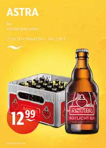 ASTRA Bier verschiedene Sorten