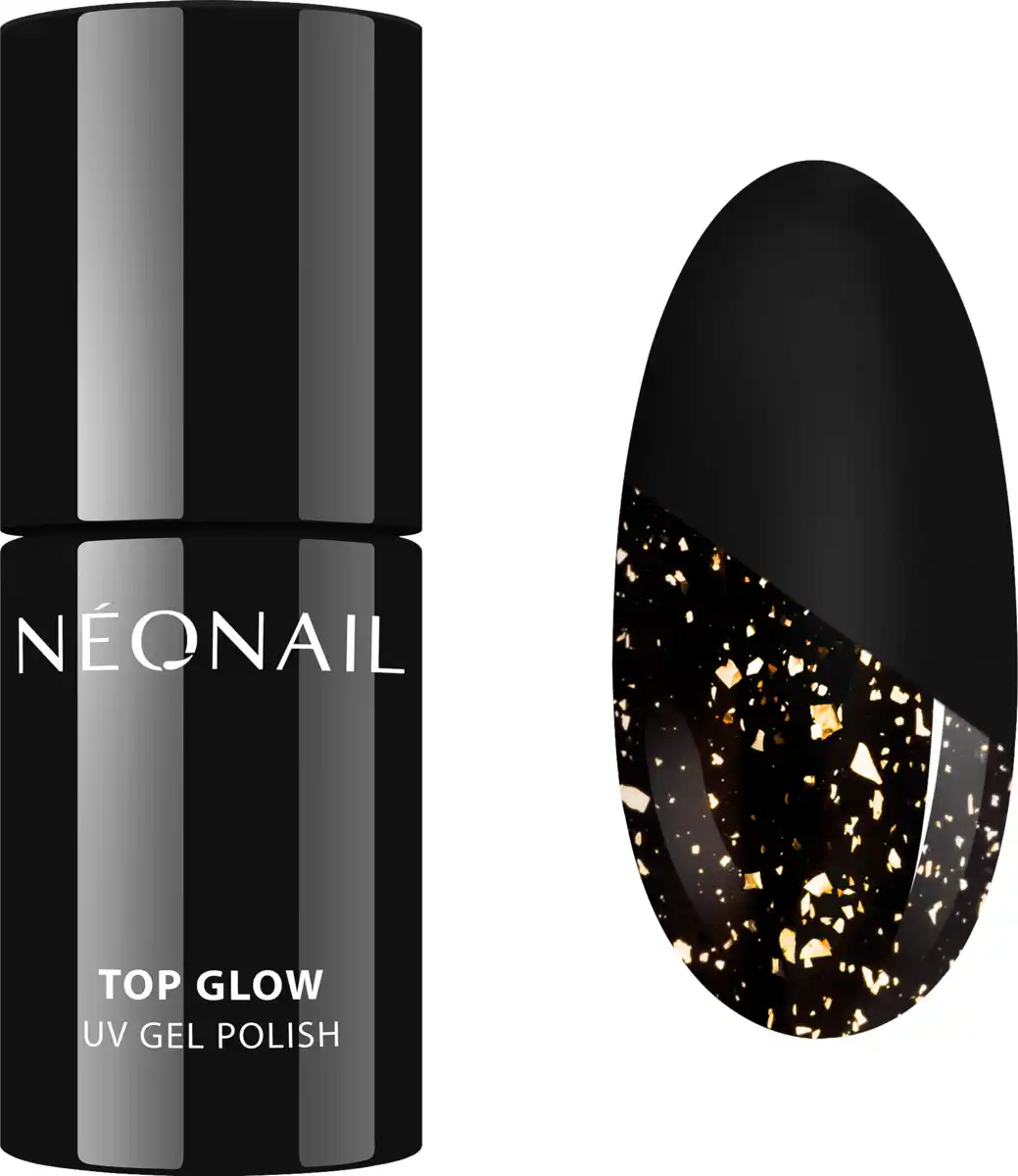 Bild 1 von NÉONAIL UV Überlack Top Glow Gold Flakes