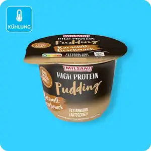 MILSANI High-Protein-Pudding, Verschiedene Sorten