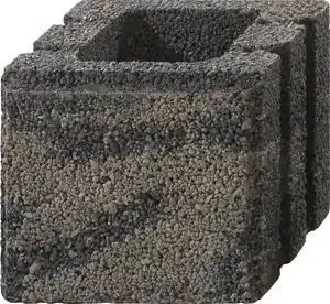 Primaster Mauerstein Garten 25 x 25 x 20 cm grau anthrazit nuanciert