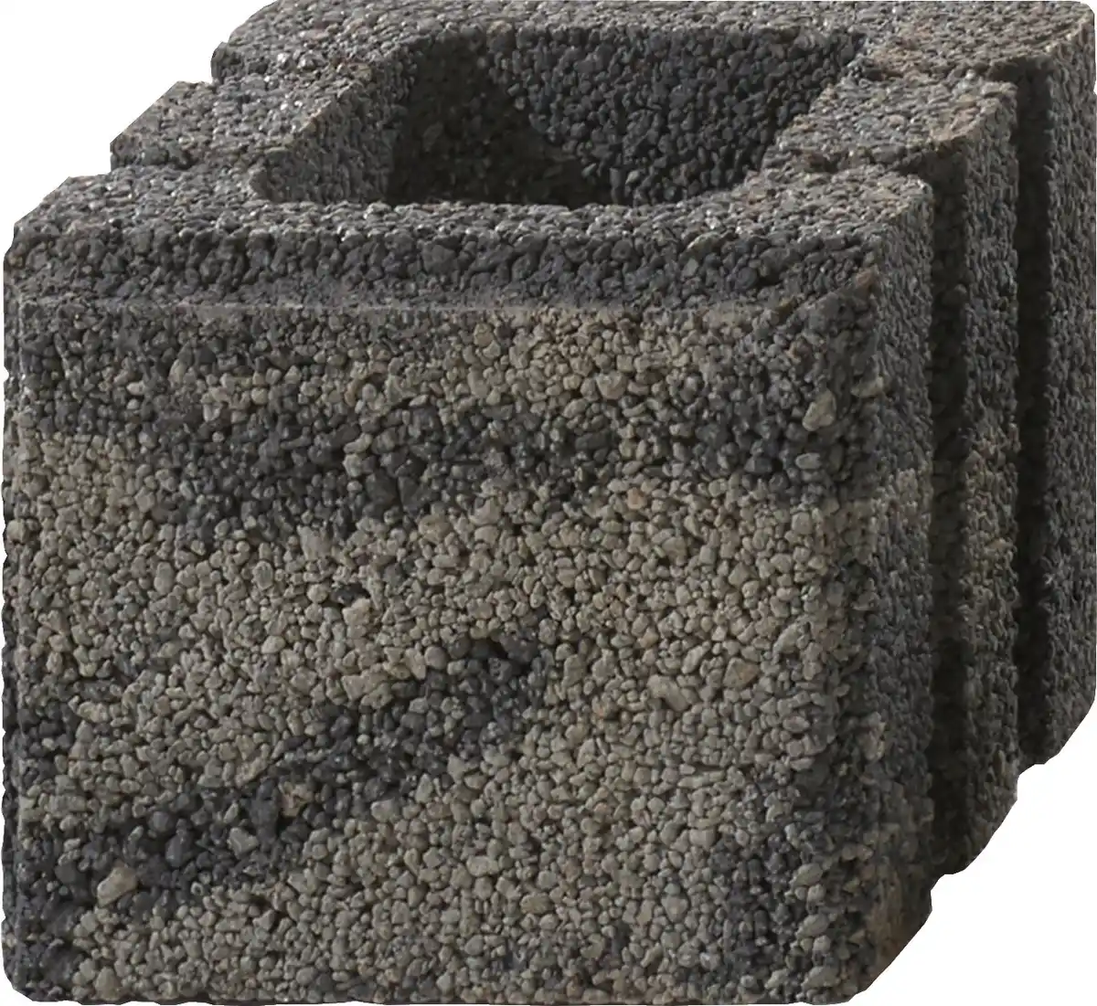 Bild 1 von Primaster Mauerstein Garten 25 x 25 x 20 cm grau anthrazit nuanciert