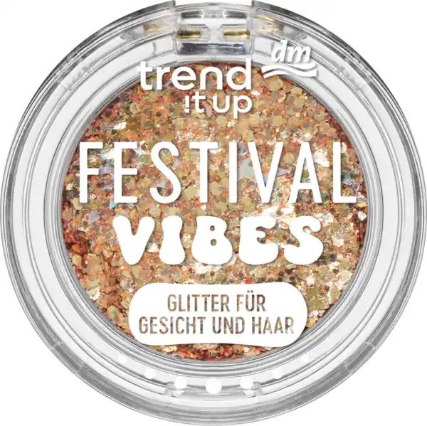 Bild 1 von trend !t up Glitter Topper Festival Vibes 050 Gold