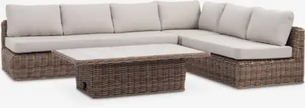 Bild 1 von Lounge-Set EJER 6Pers. schnelltrocknend natur