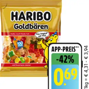 Haribo Fruchtgummi oder Lakritz
