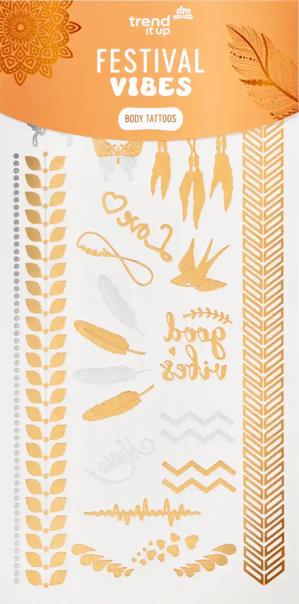 Bild 1 von trend !t up Body Tattoos Festival Vibes 010