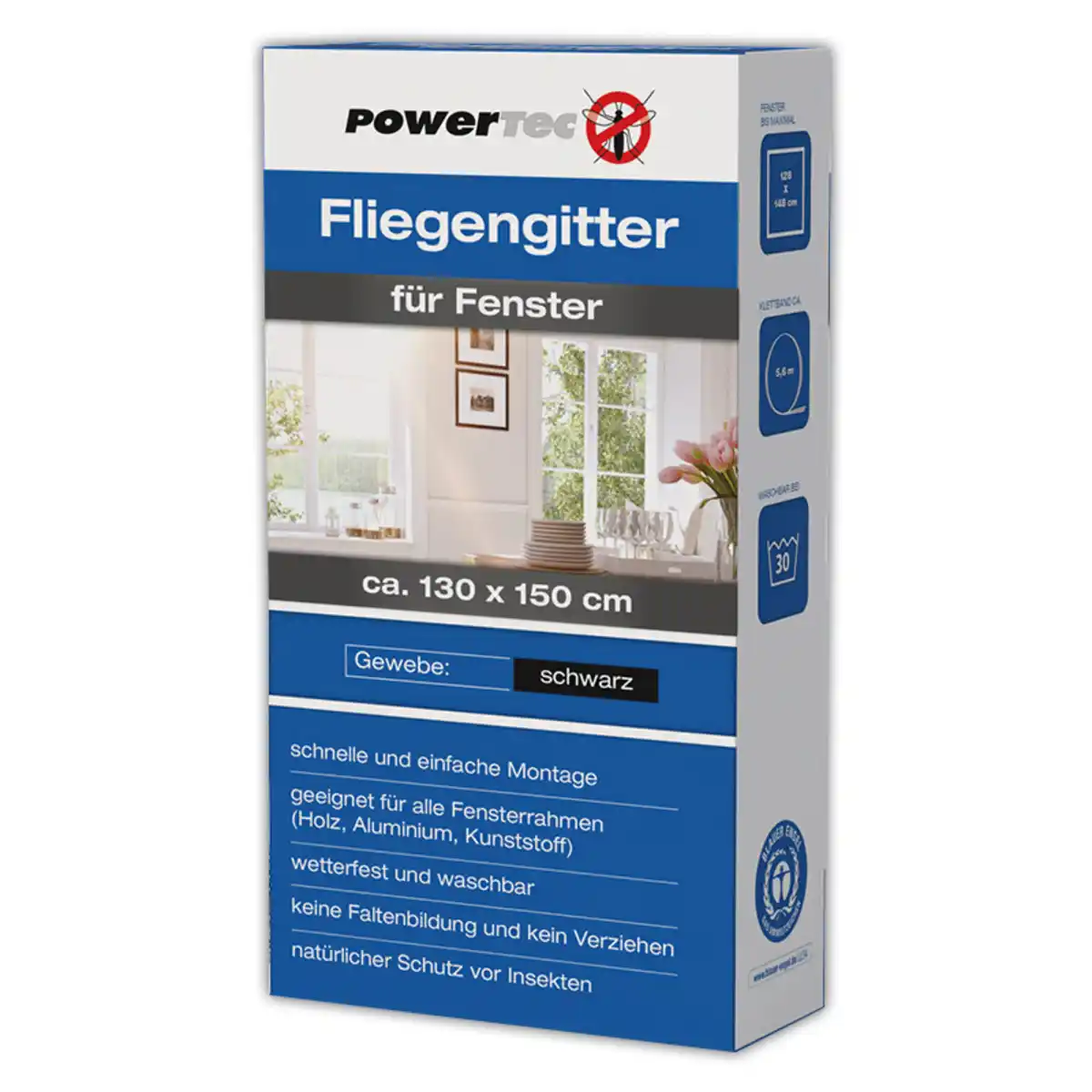 Bild 1 von Powertec Insect Fenster-Fliegengitter