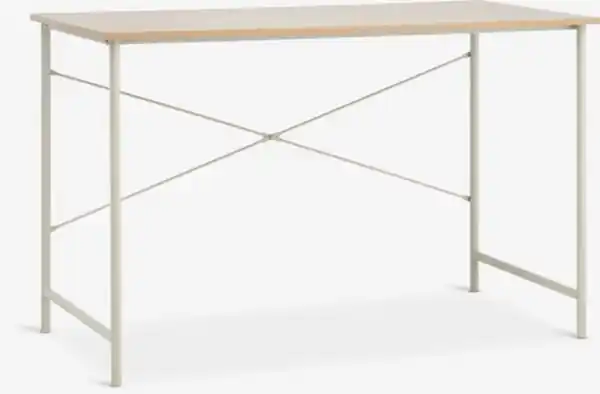 Bild 1 von Schreibtisch VANDBORG 60x120 eiche/beige
