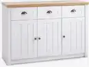 Bild 1 von Sideboard MARKSKEL 3 Türen weiß/eiche
