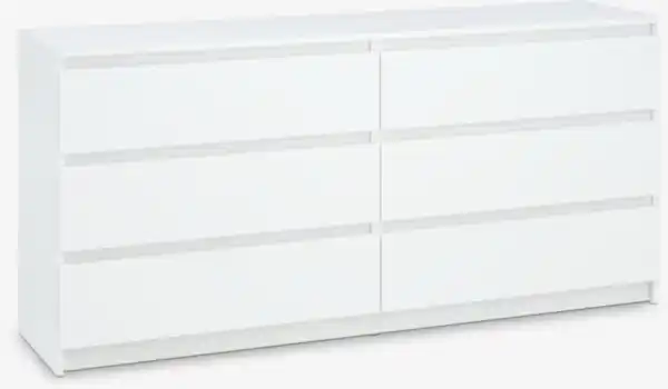 Bild 1 von 3+3 Schubladen Kommode TANGE weiß