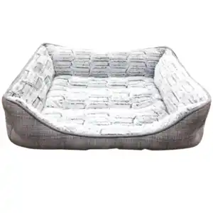 Haustierbett 63x53cm Farbe: Grau