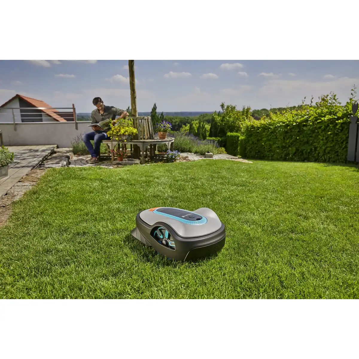 Bild 4 von GARDENA Rasenmähroboter »SILENO life «, 18 V, für ca. 800 m², Schnittbreite: 22 cm