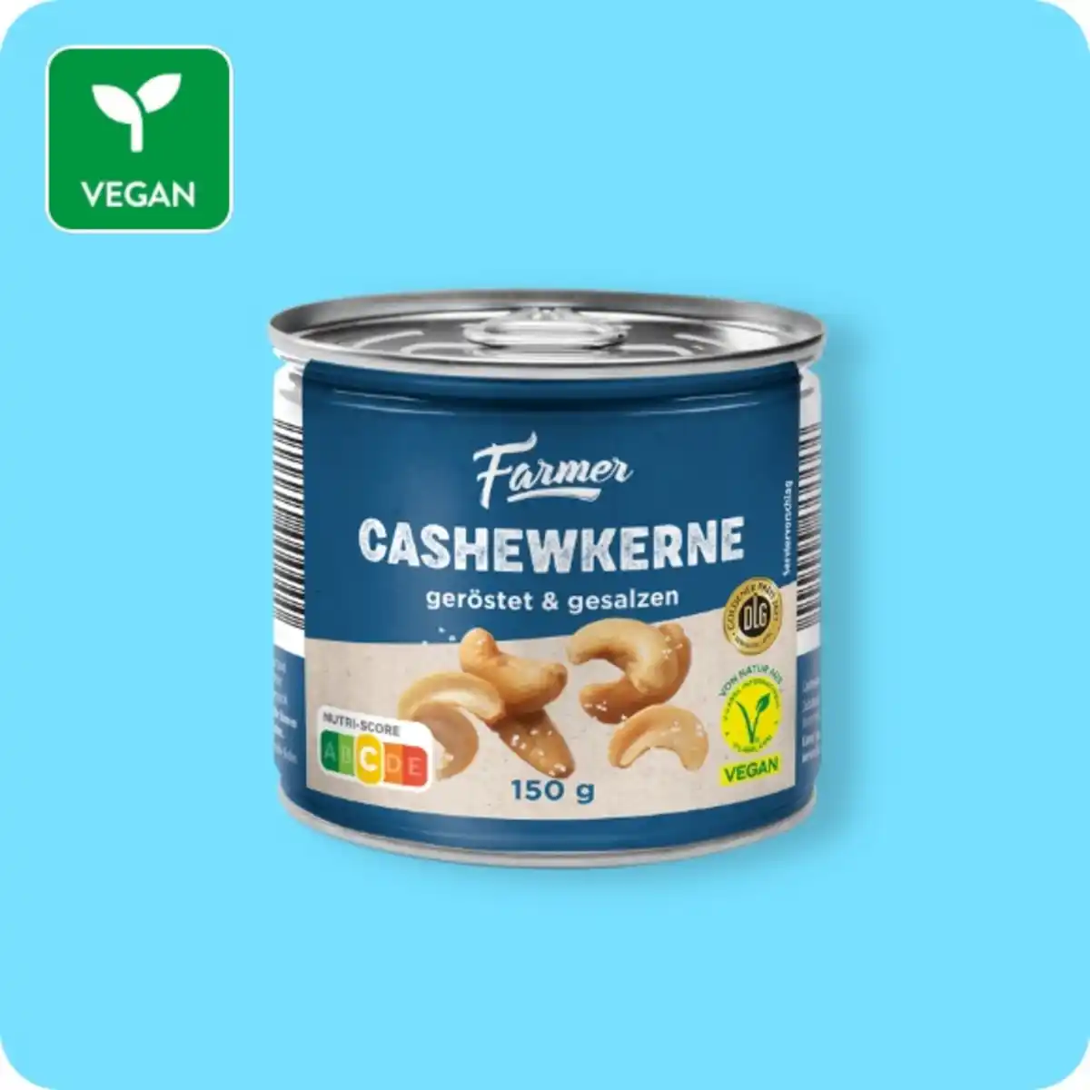 Bild 1 von FARMER NATURALS Cashewkerne, Geröstet & gesalzen