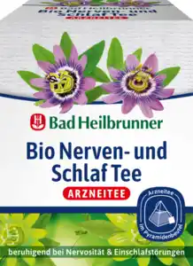 Bad Heilbrunner Arzneitee, Nerven- & Schlaf Tee (12 Beutel)