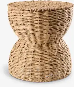 Sockel VIGG Ø35xH37cm natur Korbgeflecht