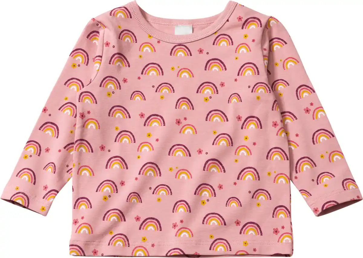 Bild 1 von ALANA Langarmshirt Pro Climate mit Regenbogen-Muster, rosa, Gr. 98