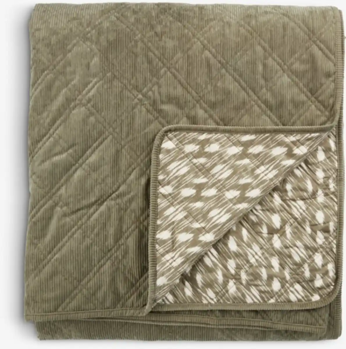 Bild 1 von Tagesdecke VILLMORELL 220x240 grün/weiß