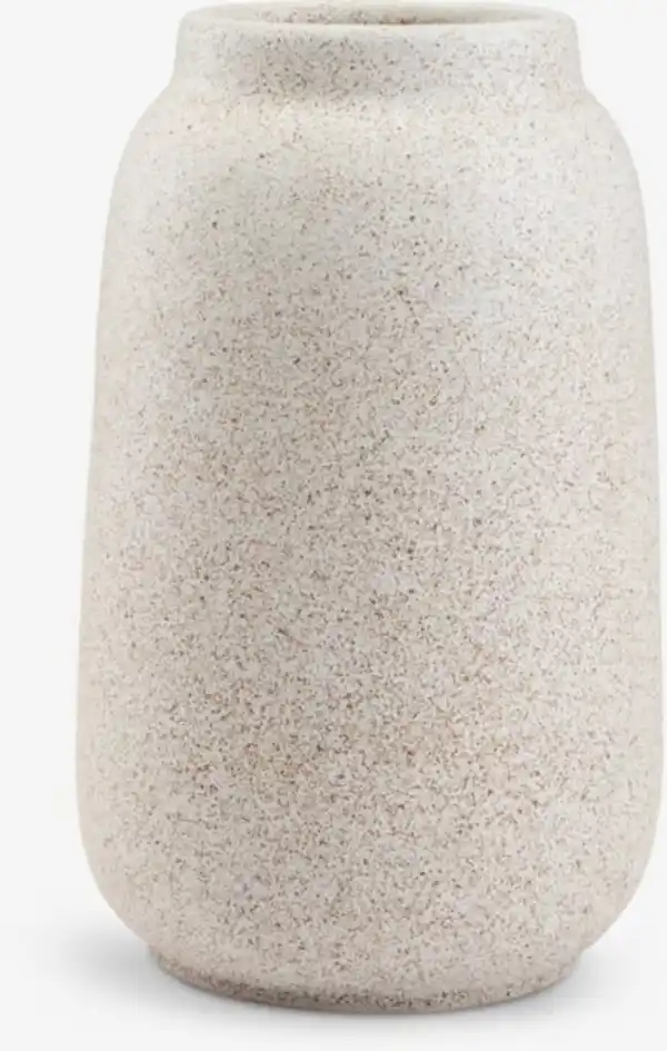 Bild 1 von Vase KARLANTON Ø14xH23cm weiß