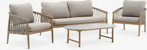 Lounge-Set DRUMMEHOLM 5Pers. natur