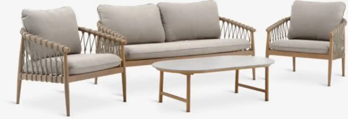 Bild 1 von Lounge-Set DRUMMEHOLM 5Pers. natur