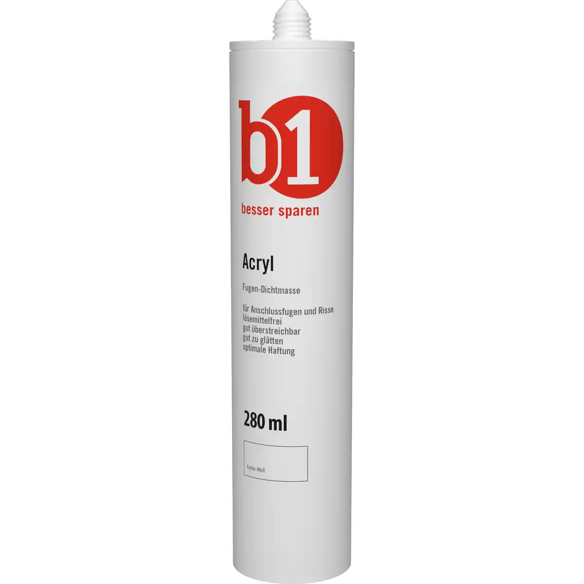 Bild 1 von B1 Acryl weiß 280 ml