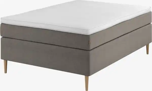 Bild 1 von Boxspringbett 140x200cm ROGGA GC110 grau-21 DZ