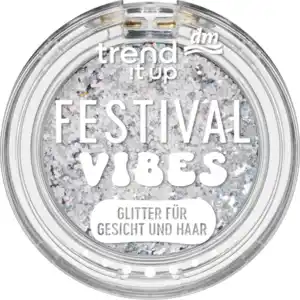 trend !t up Glitter Topper Festival Vibes 010 Silber