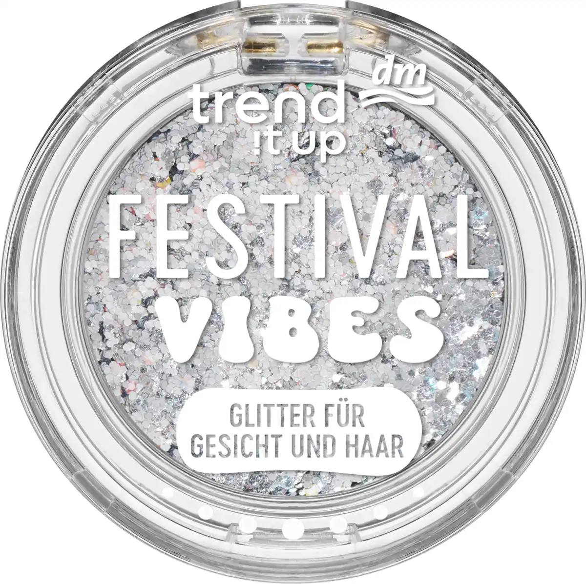 Bild 1 von trend !t up Glitter Topper Festival Vibes 010 Silber