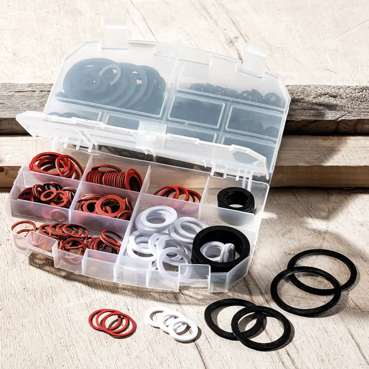 Bild 1 von Kraft Werkzeuge Dichtungssortiment 385tlg.