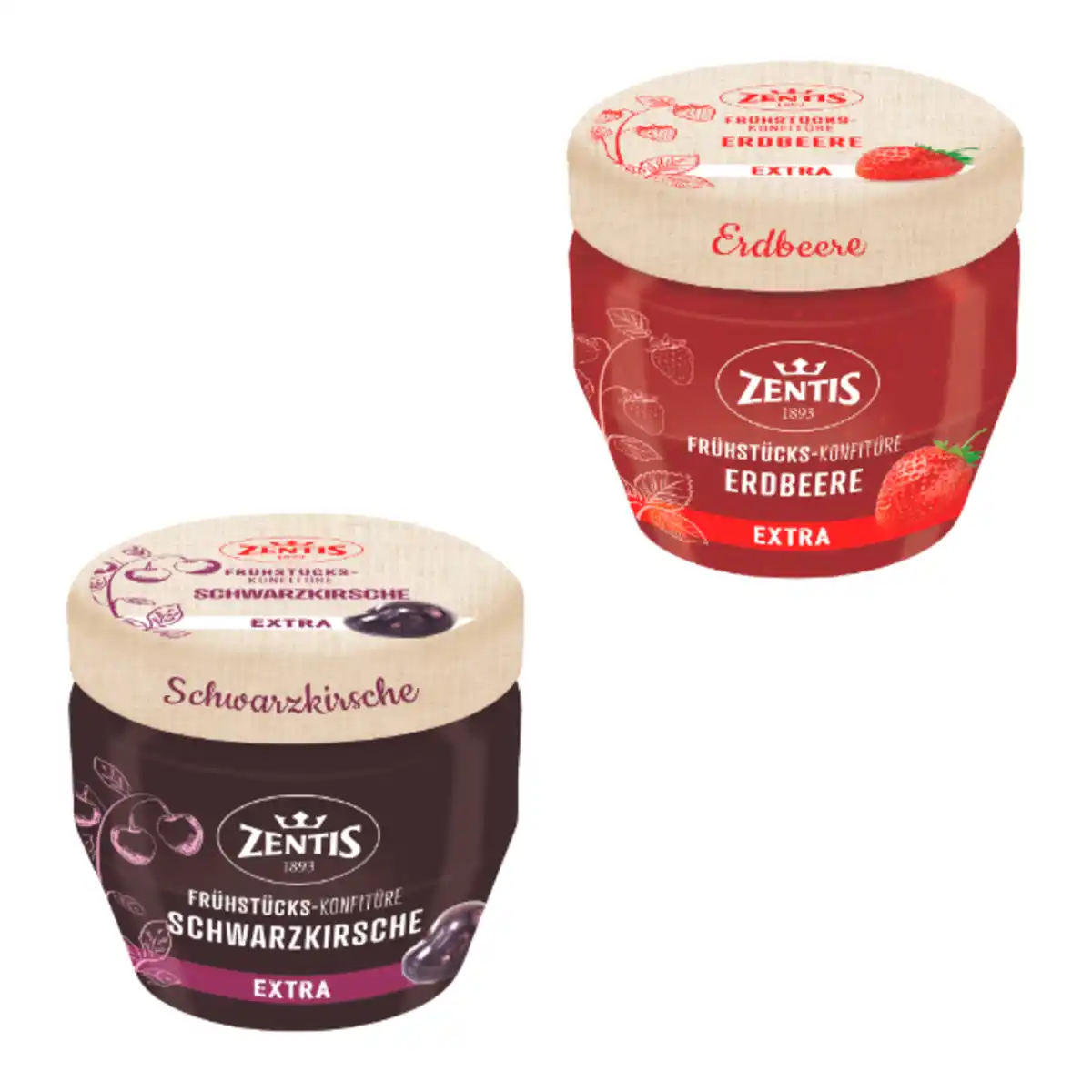 Bild 1 von ZENTIS Frühstücks-Konfitüre 230g