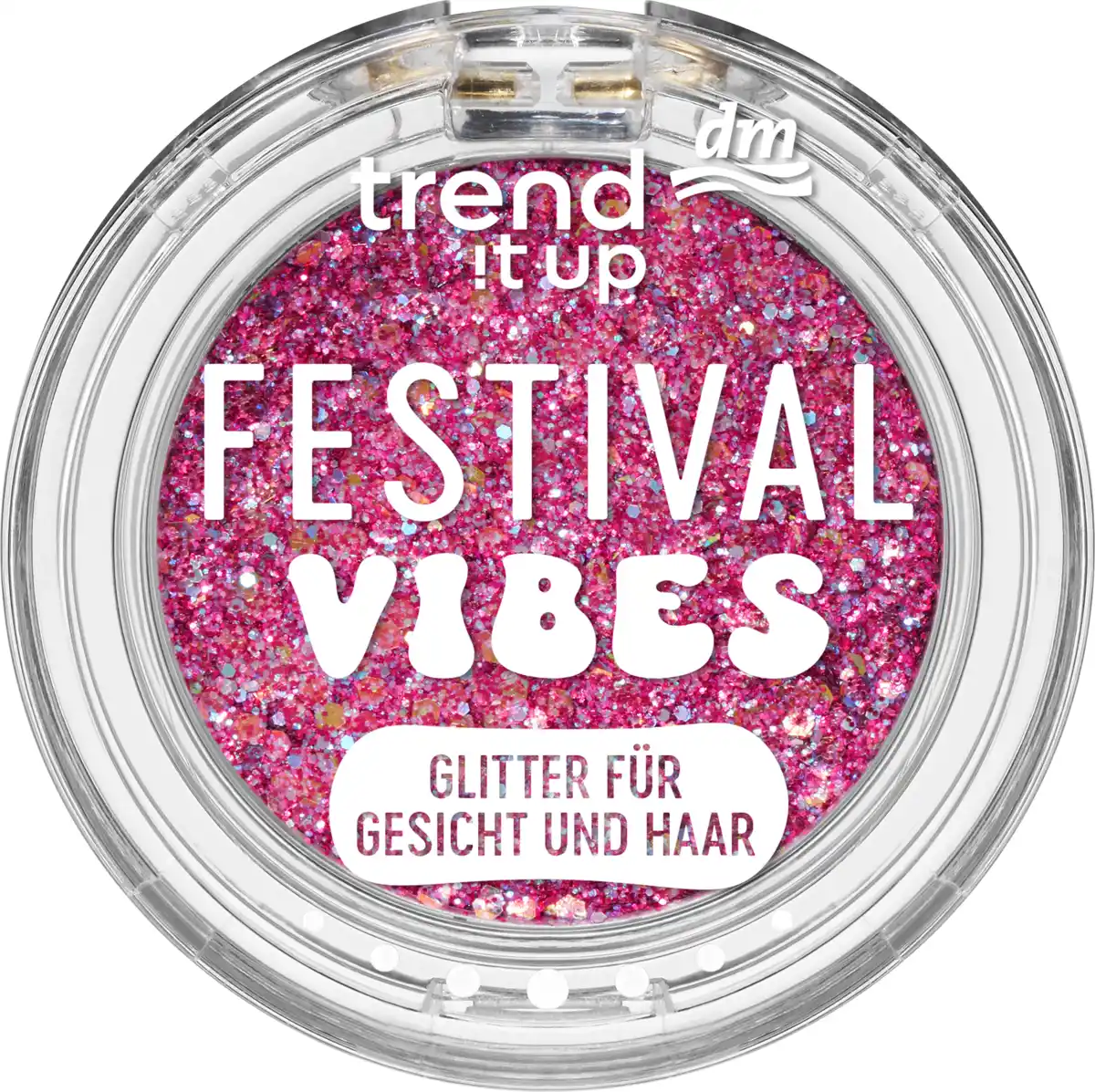Bild 1 von trend !t up Glitter Topper Festival Vibes 040 Rosa
