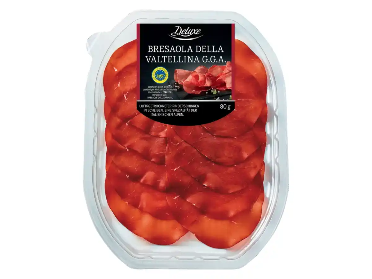 Bild 1 von Deluxe Bresaola della Valtellina g.g.A.,  80 g