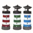 Bild 1 von Solarleuchtturm 9,5x9,5x27,5cm Farbe: Blau
