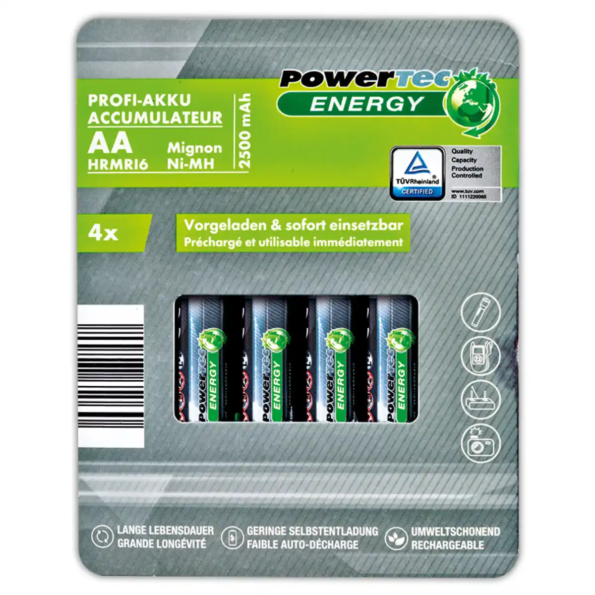 Bild 1 von Powertec Energy Profi-Akku Mignon / Micro