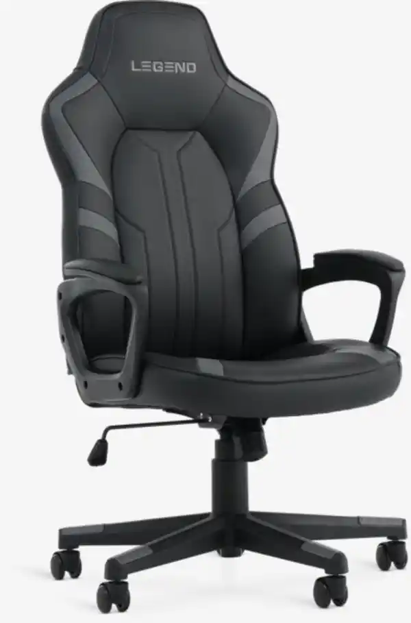 Bild 1 von Gaming-Stuhl FJELSTED schwarz Kunstleder/grau