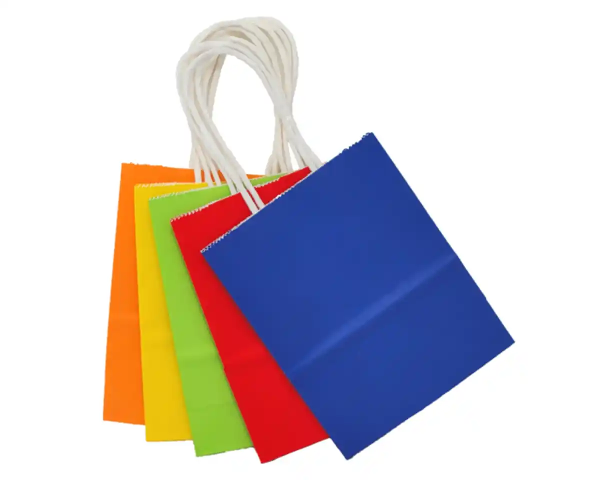 Bild 1 von novooo Papiertüte versch. Farben, 12x6x15cm