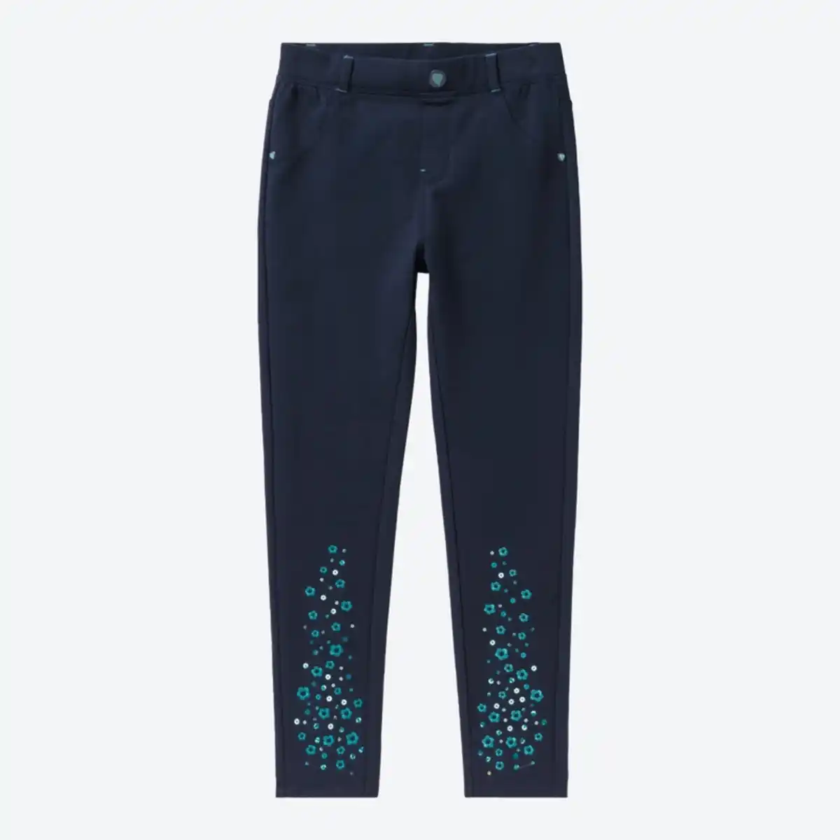 Bild 4 von Kinder-Mädchen-Sweatleggings mit Stickerei