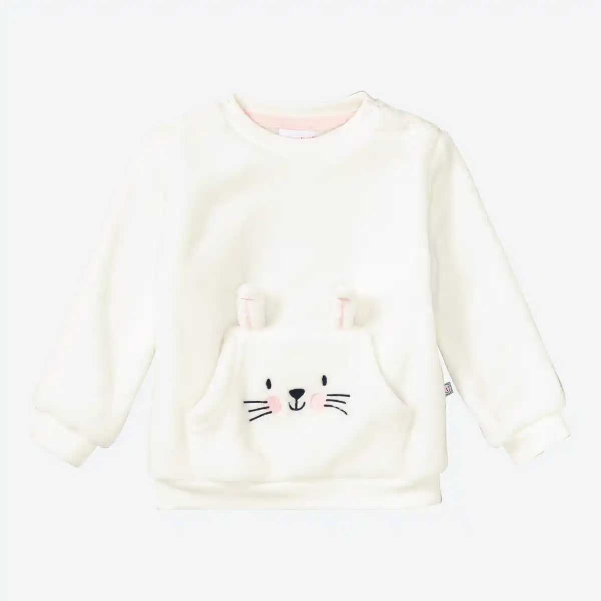 Bild 3 von Baby-Mädchen-Sweatshirt mit Kängurutasche