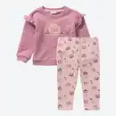 Bild 2 von Baby-Mädchen-Set mit Igel-Motiv, 2-teilig