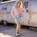 Bild 3 von Damen-Denim-Rock mit Knöpfen