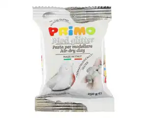 Modelliermasse Glitzer silber