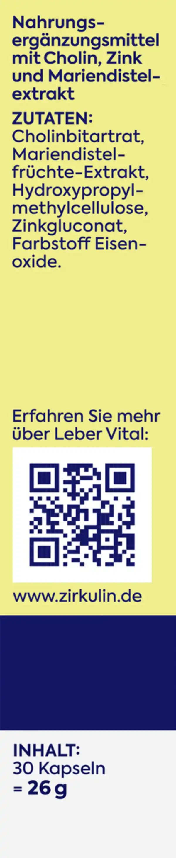 Bild 4 von Zirkulin Leber Vital hochdosiert