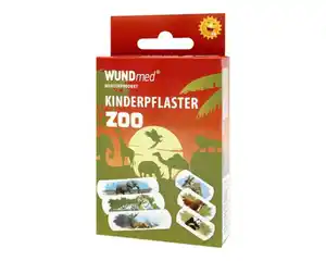 WUNDmed®  Kinderplfaster 10er Zoo, 2 Größen