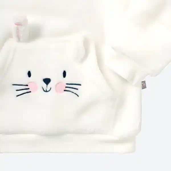 Bild 4 von Baby-Mädchen-Sweatshirt mit Kängurutasche